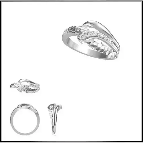 JCD Format  Diamond special rings 3d jewelry files for sale