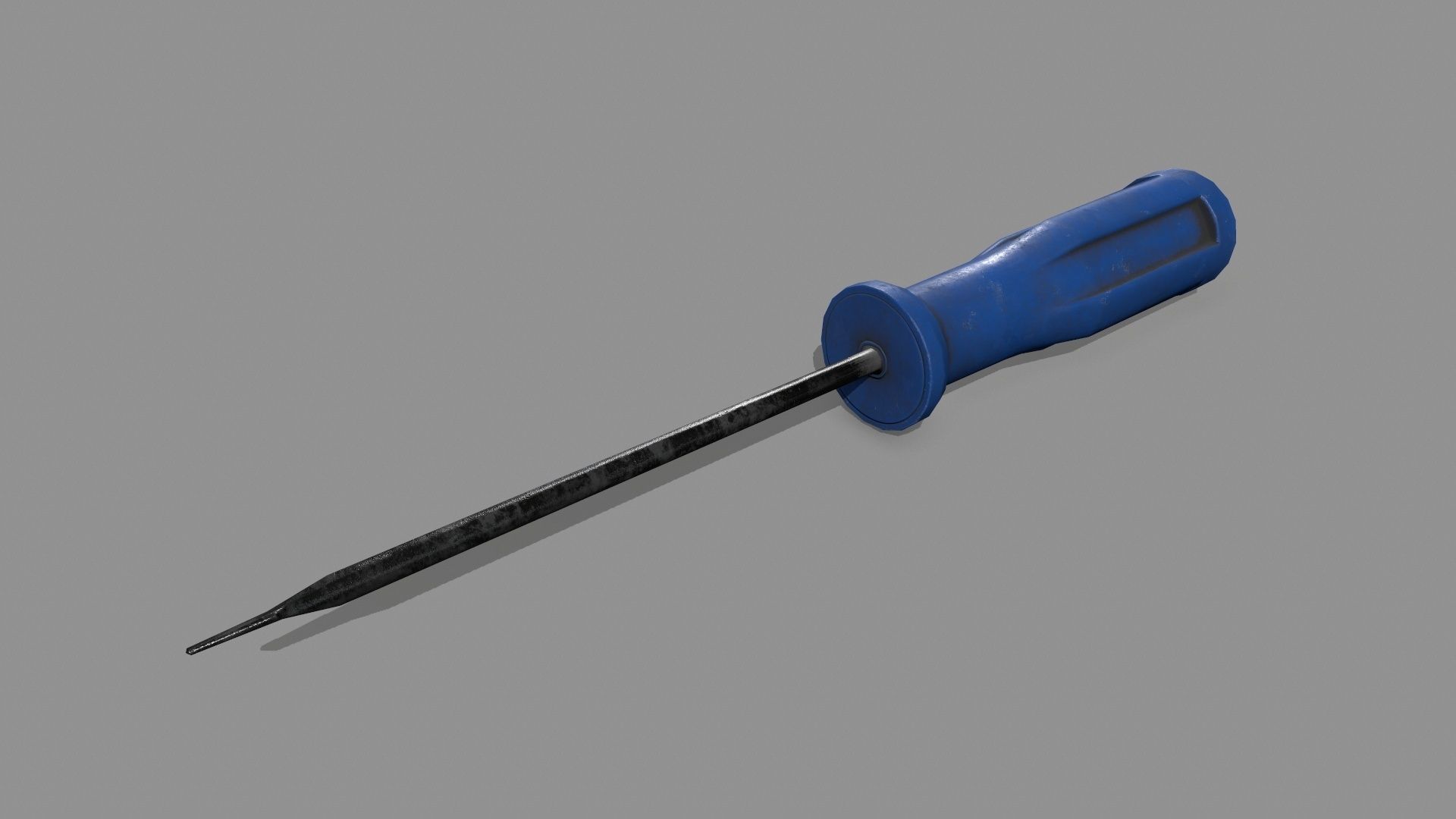screwdriver Low-poly 3D model_4