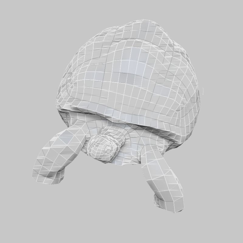 Turtle tortoise Low-poly 3D model_5