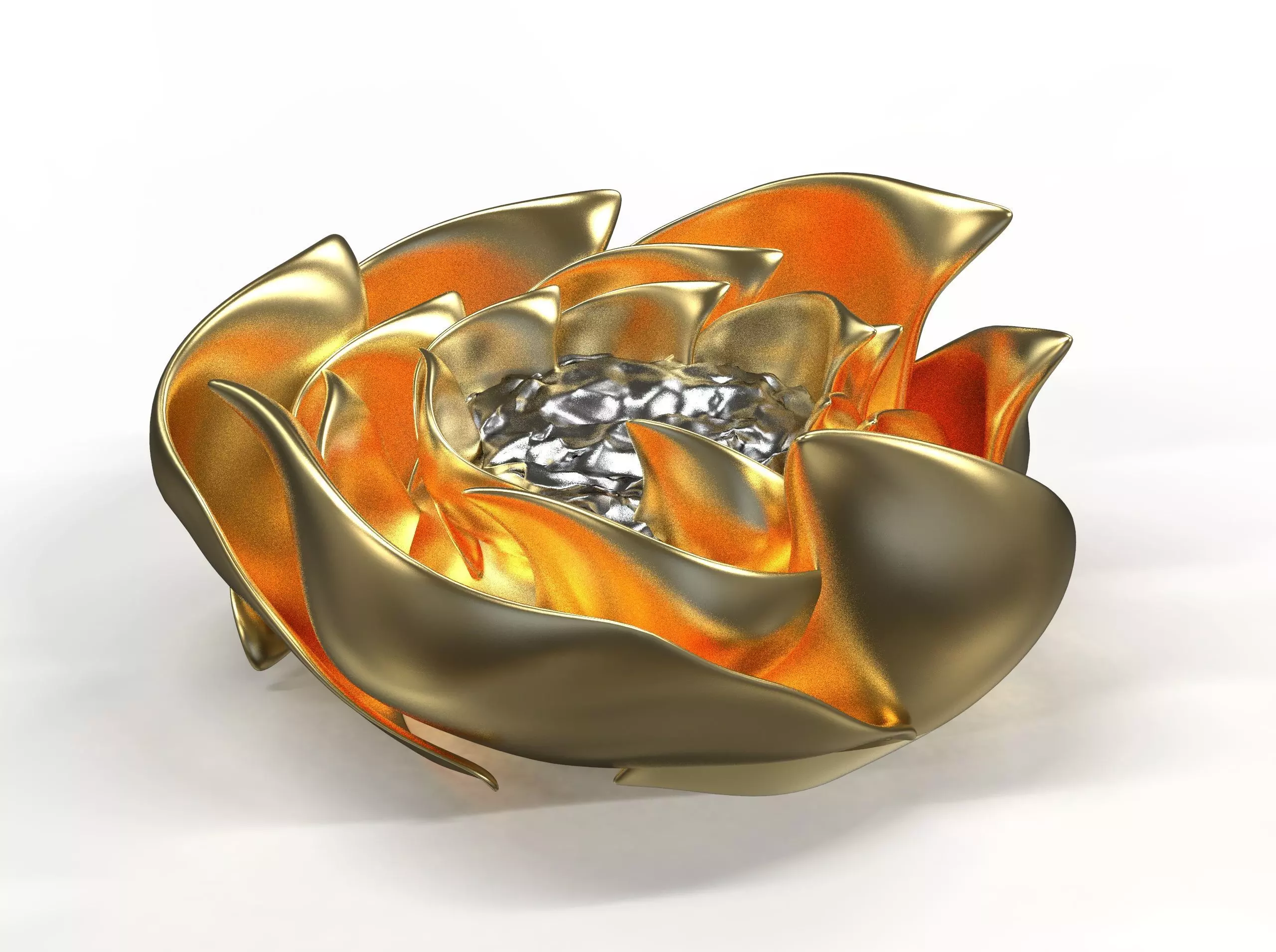 Flower 3D lotus 3D model_0