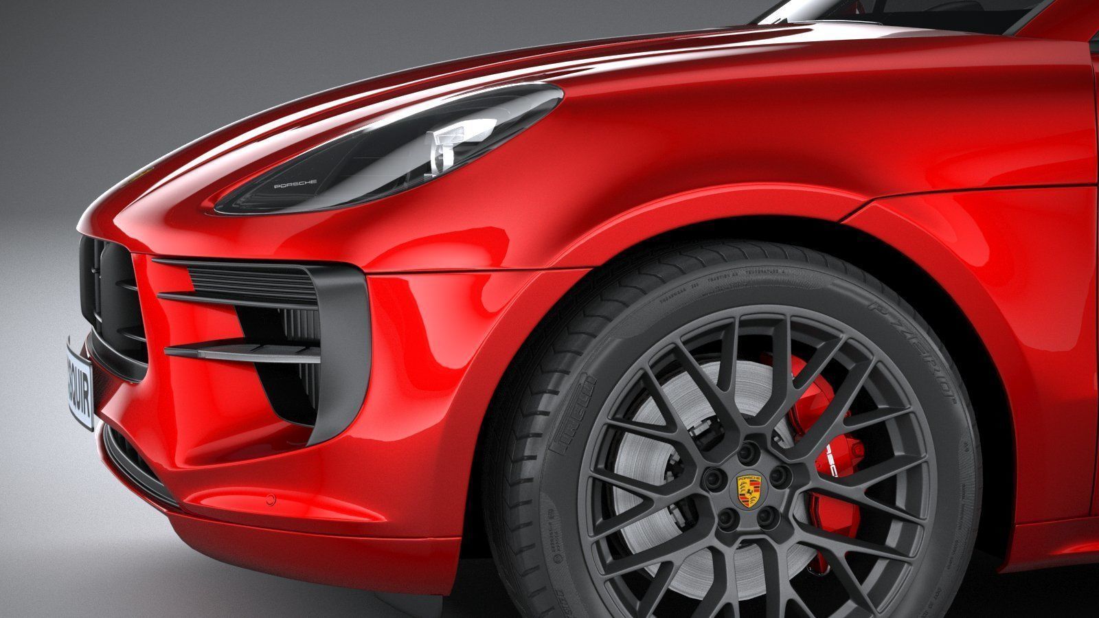 Porsche Macan GTS 2020 3D model_3