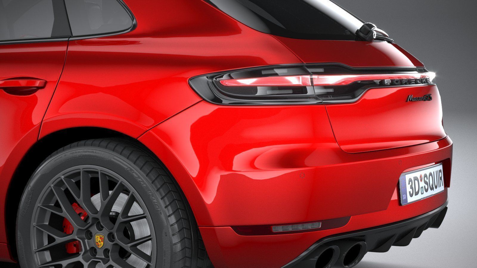 Porsche Macan GTS 2020 3D model_6