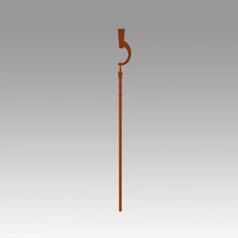 Log Horizon Shiroe Staves Cosplay Weapon Prop 3D print model_0