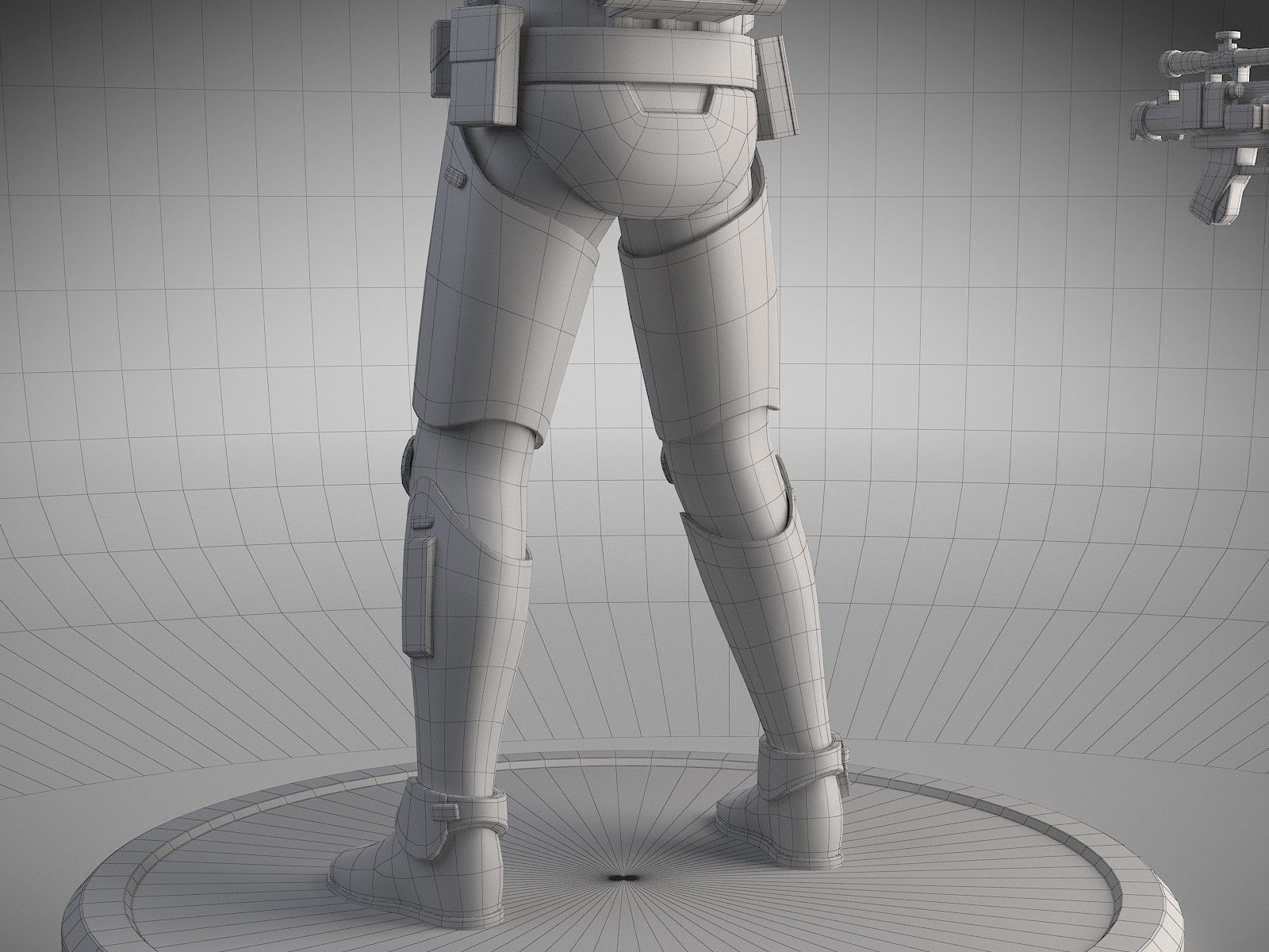 Star Wars First Order Stormtrooper Light 3D model_19