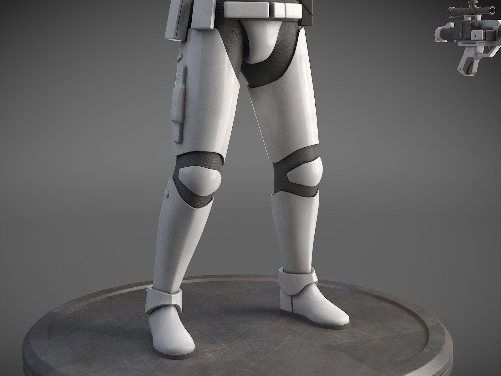 Star Wars First Order Stormtrooper Light 3D model_5