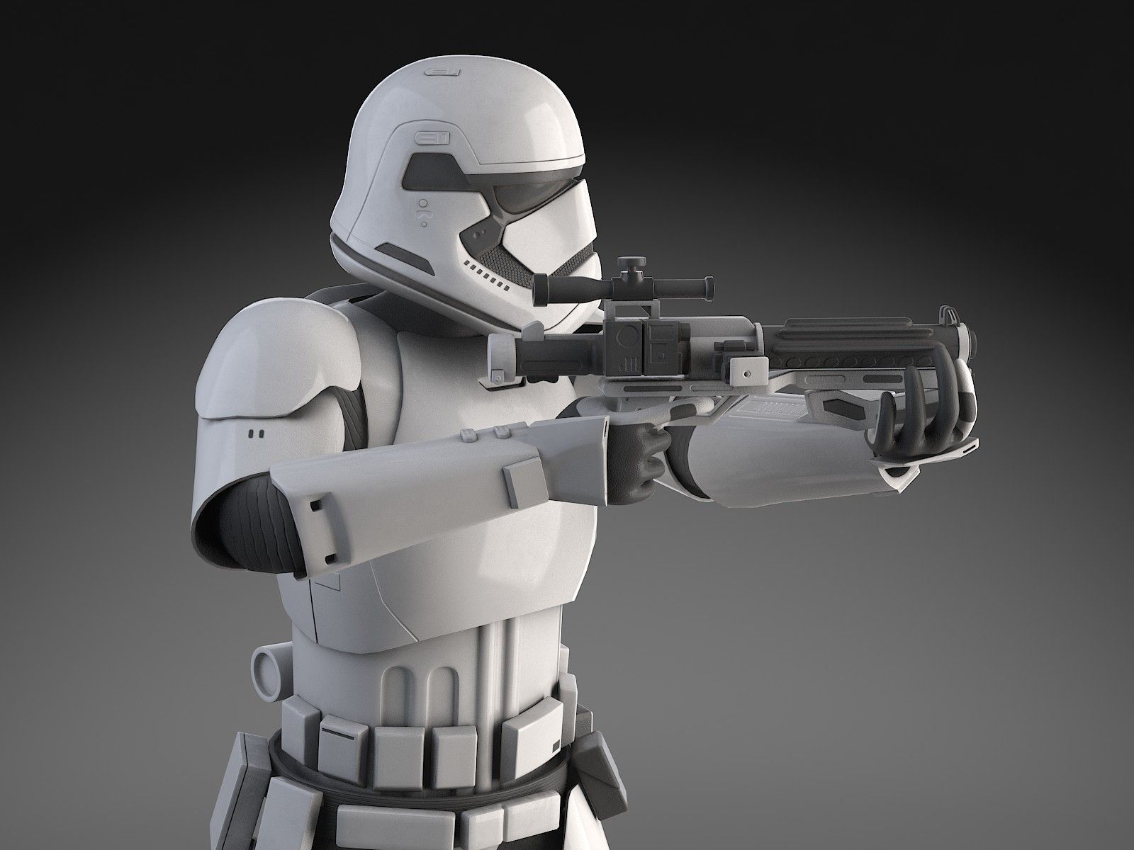 Star Wars First Order Stormtrooper Light 3D model_12