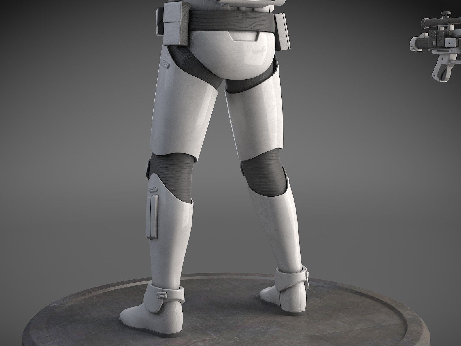 Star Wars First Order Stormtrooper Light 3D model_4