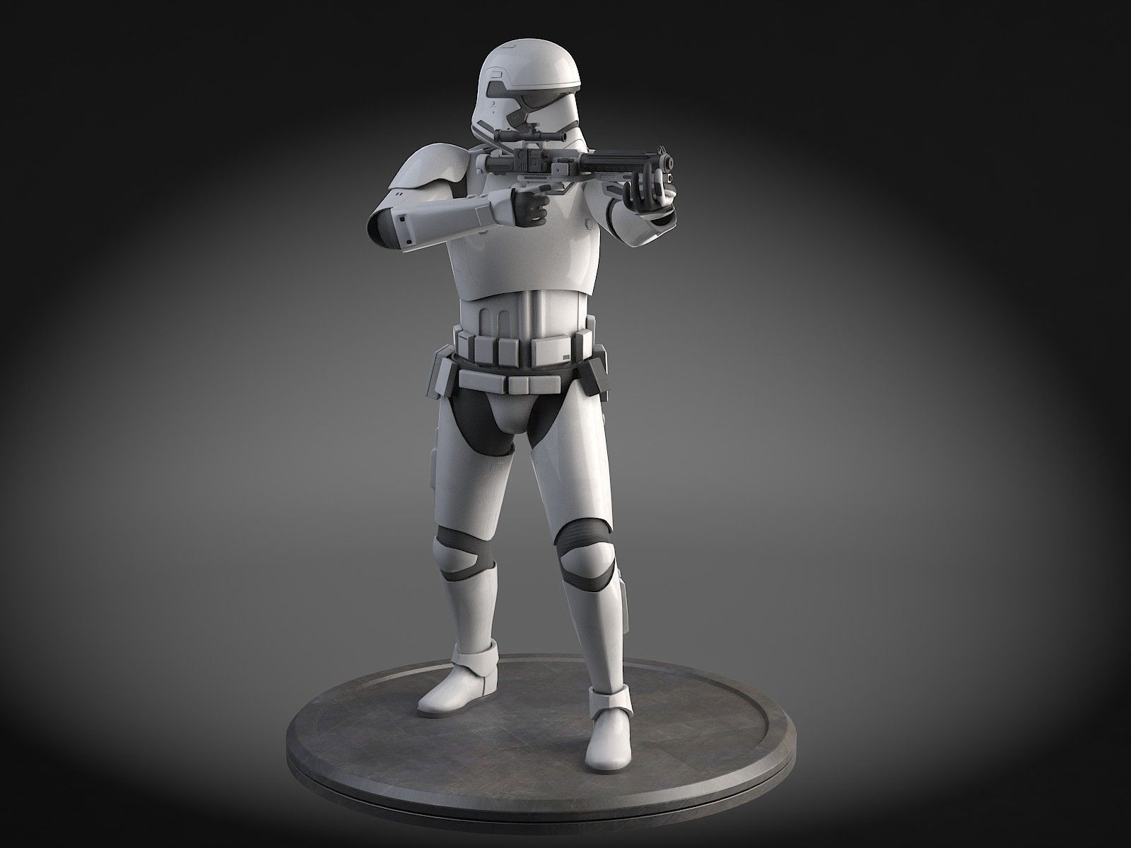Star Wars First Order Stormtrooper Light 3D model_10
