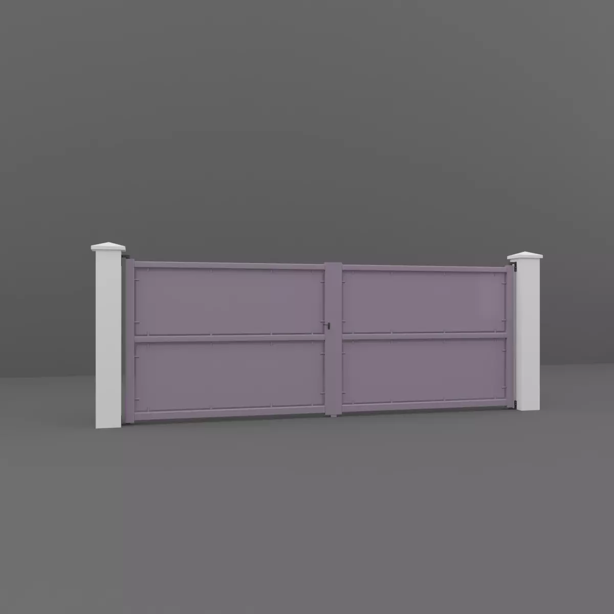 Outdoor Gate 3D model_0