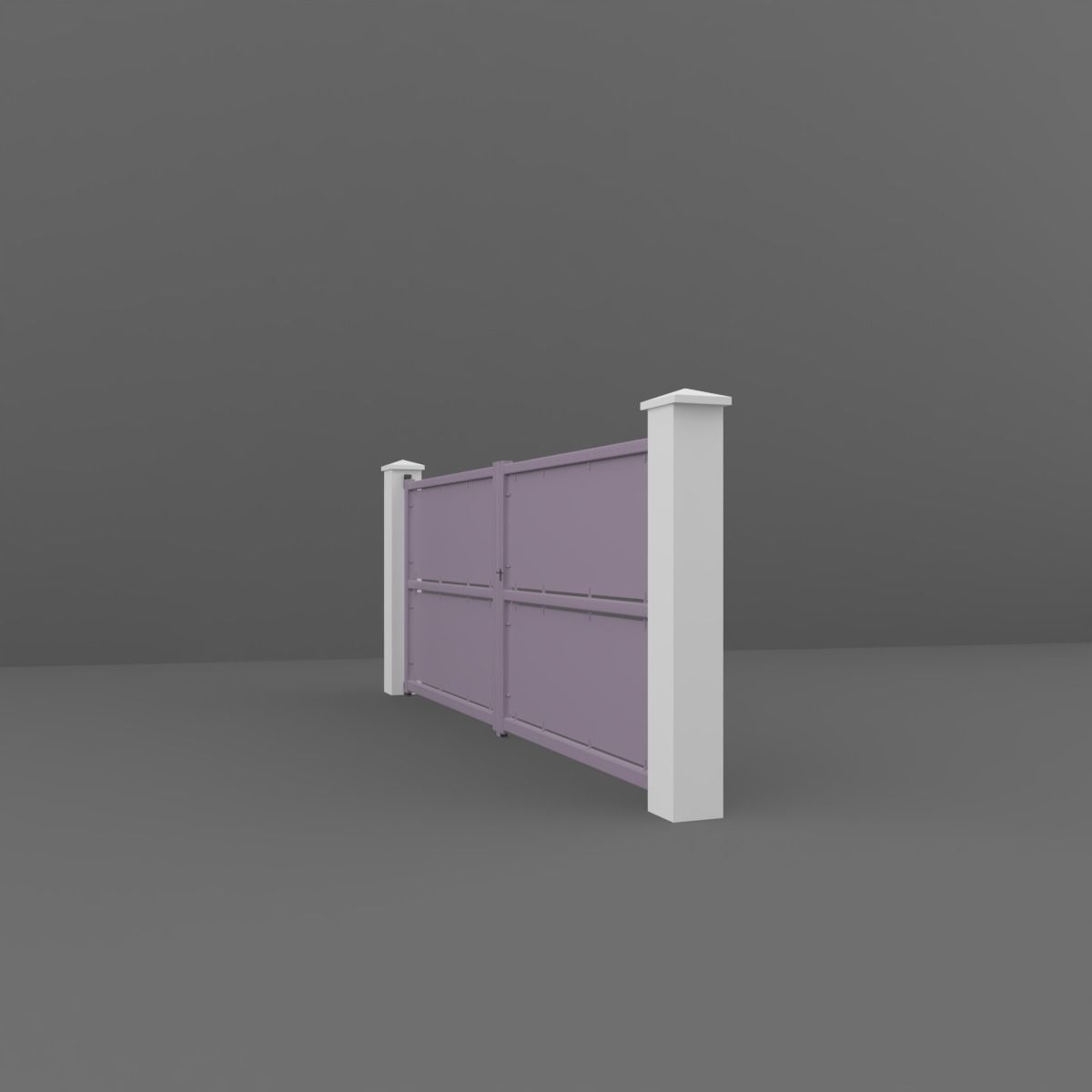 Outdoor Gate 3D model_4