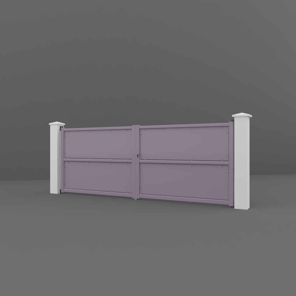 Outdoor Gate 3D model_5