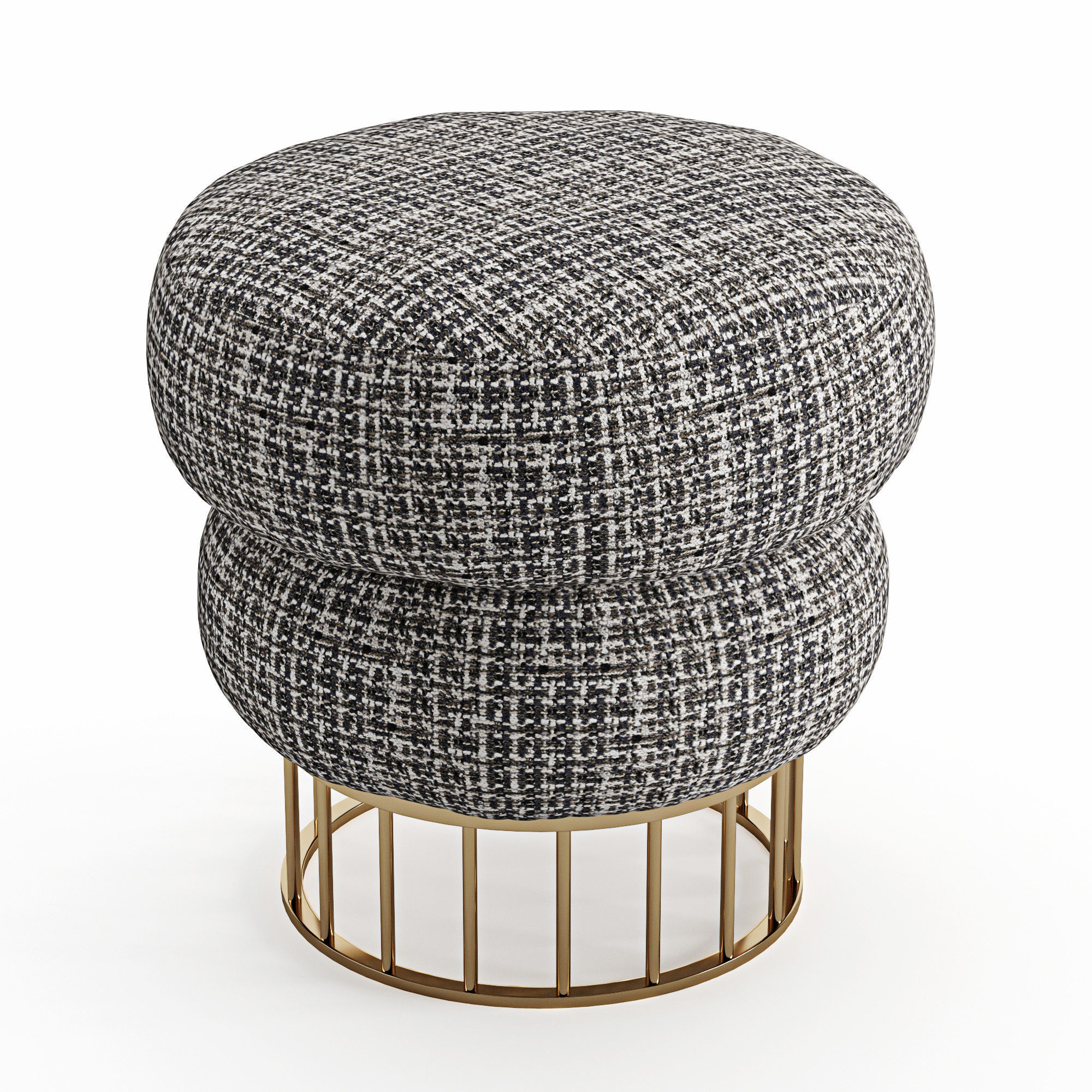 Pouf Mary 3D model_3