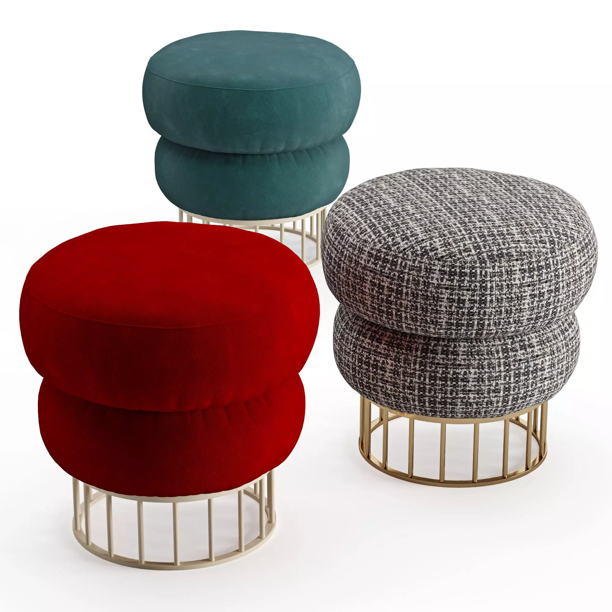 Pouf Mary 3D model_0