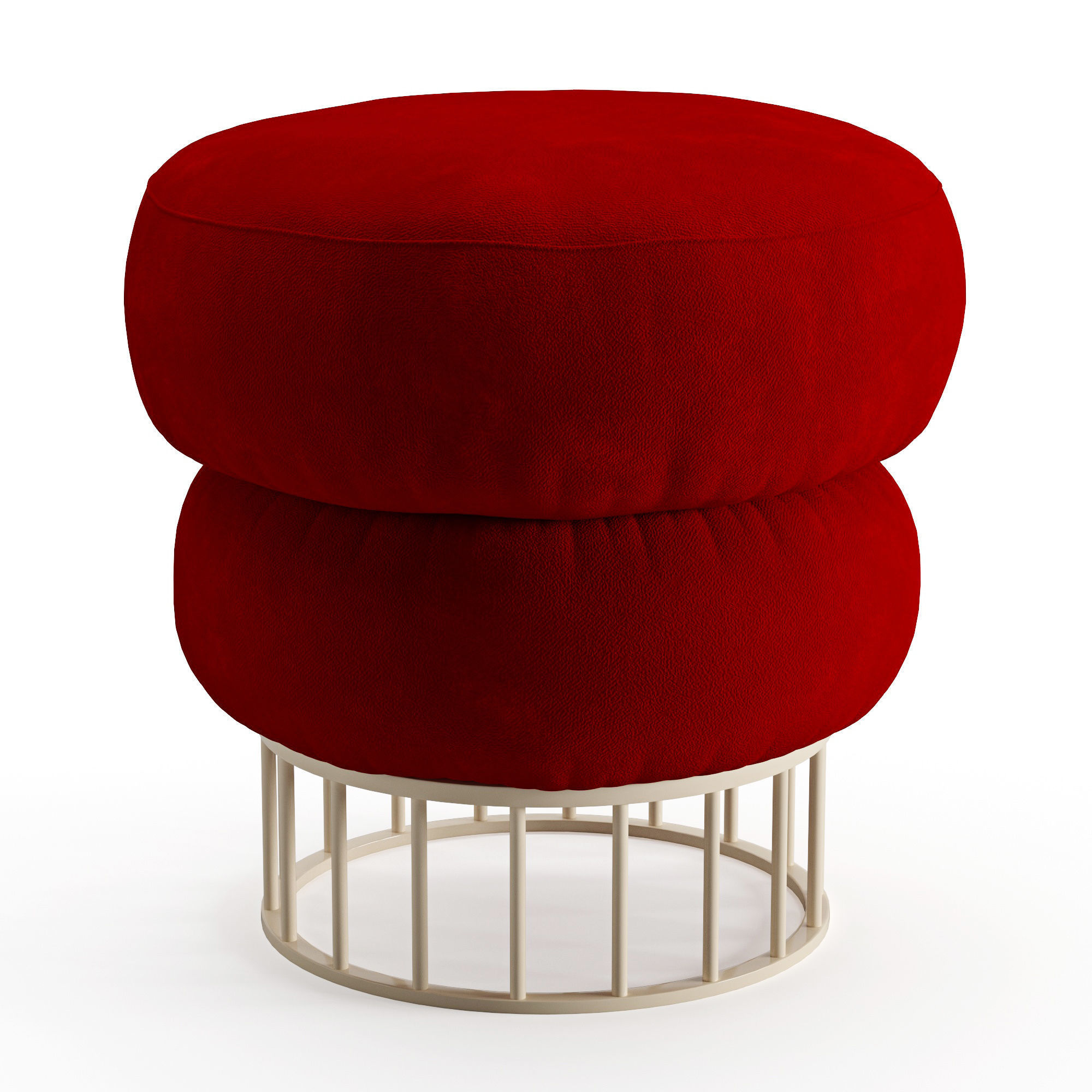 Pouf Mary 3D model_1