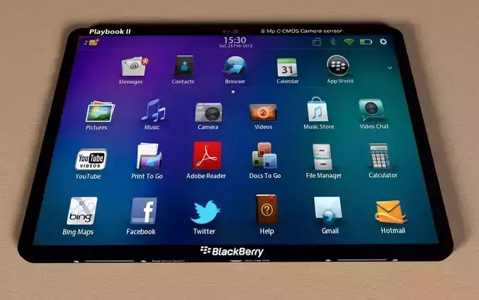 Blackberry Playbook II 3D model