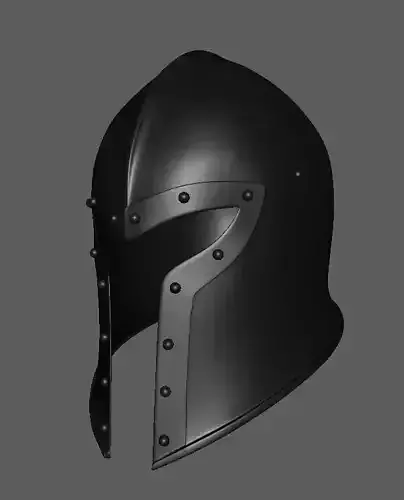 Medieval Helmet Barbuta Helmet