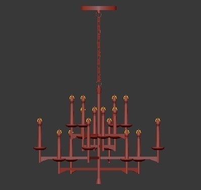 Untitled chandelier 3D model_4