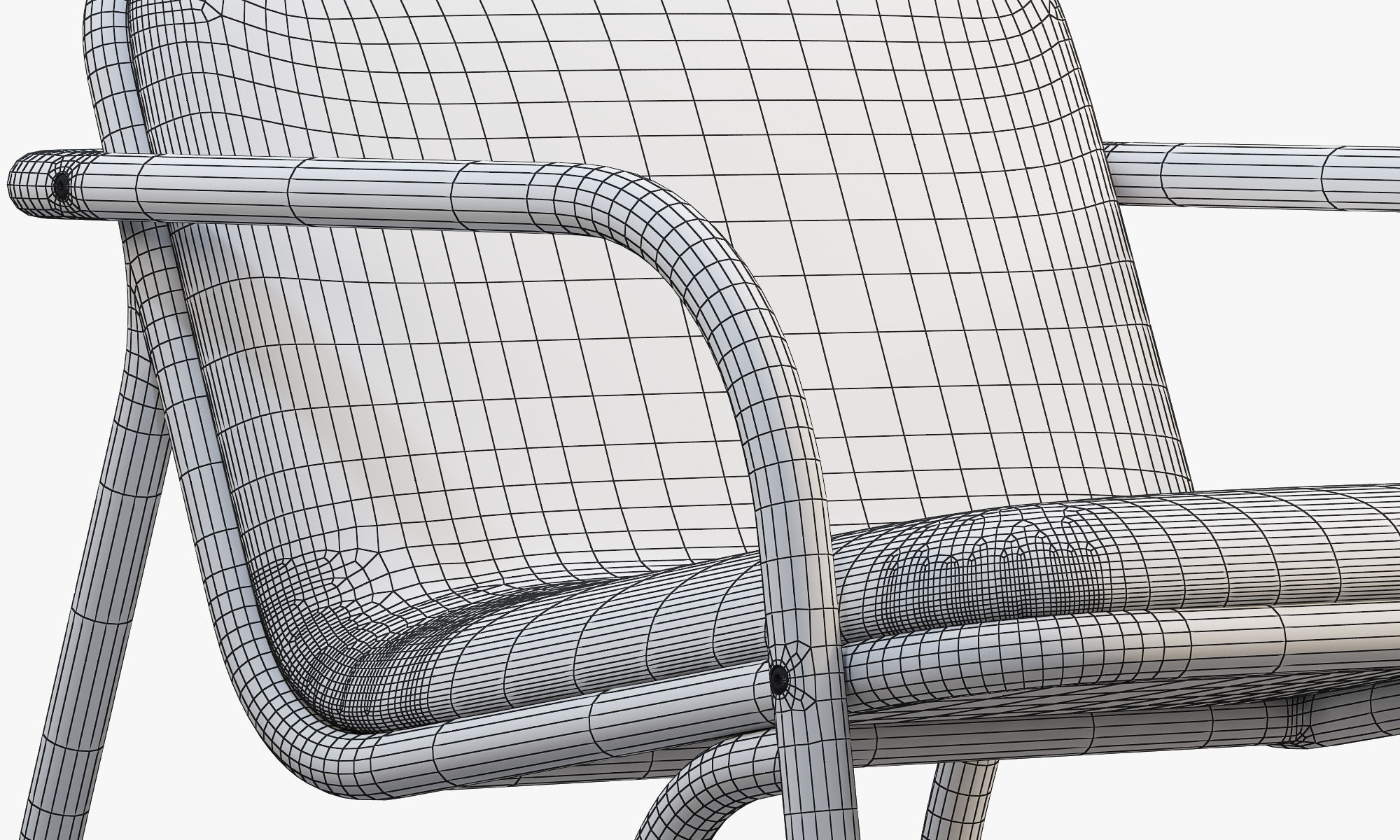 N 200 lounge chairs 3D model_19