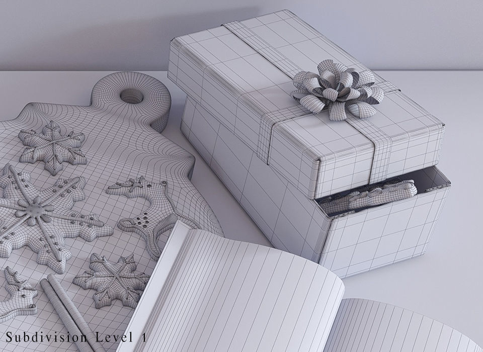 Cooking Christmas Gingerbread Cookies 3D model_20