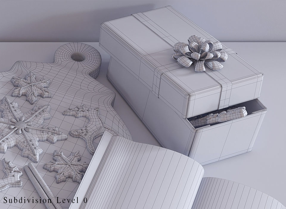 Cooking Christmas Gingerbread Cookies 3D model_21