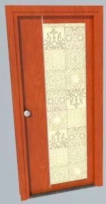 Interior Door Low-poly 3D model