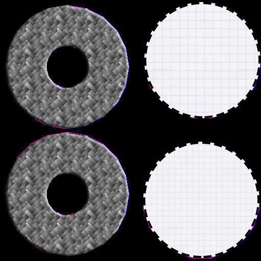 A UFO spaceship with lights Low-poly 3D model_7