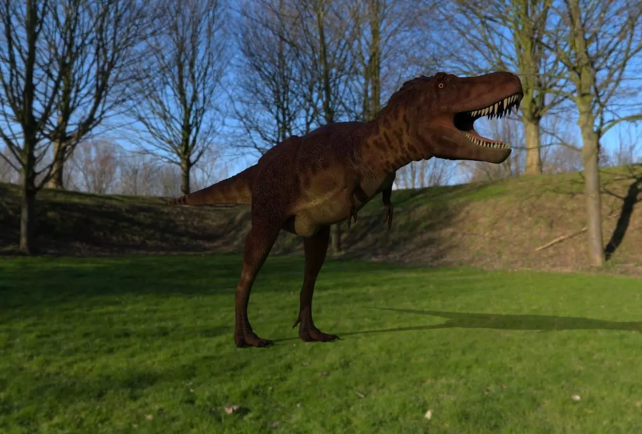 trex Dinosaur Low-poly 3D model_0