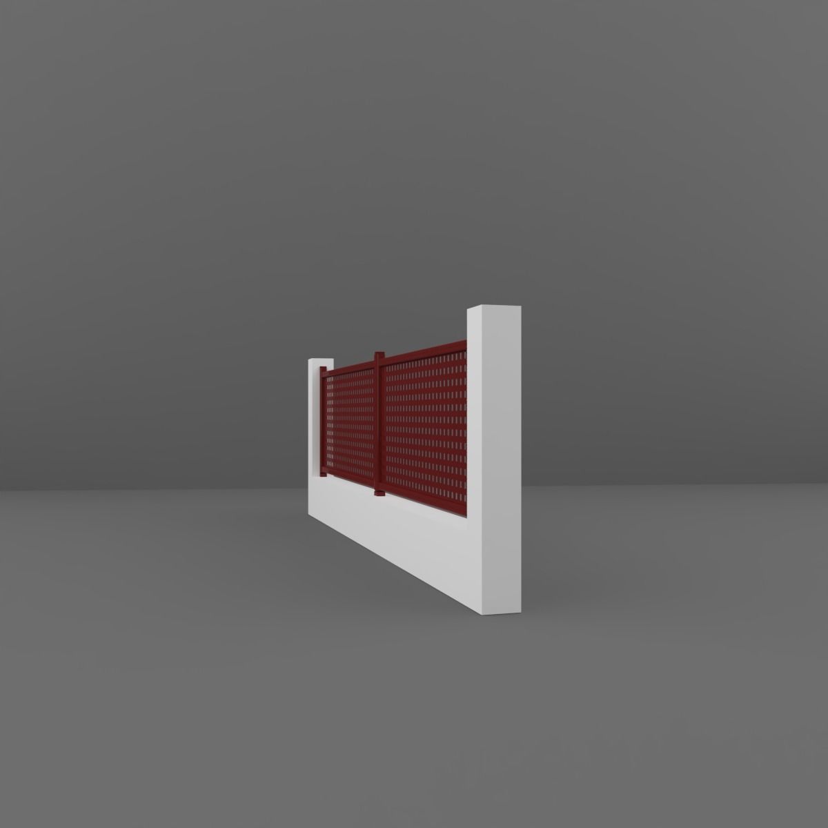 Fence 3D model_3