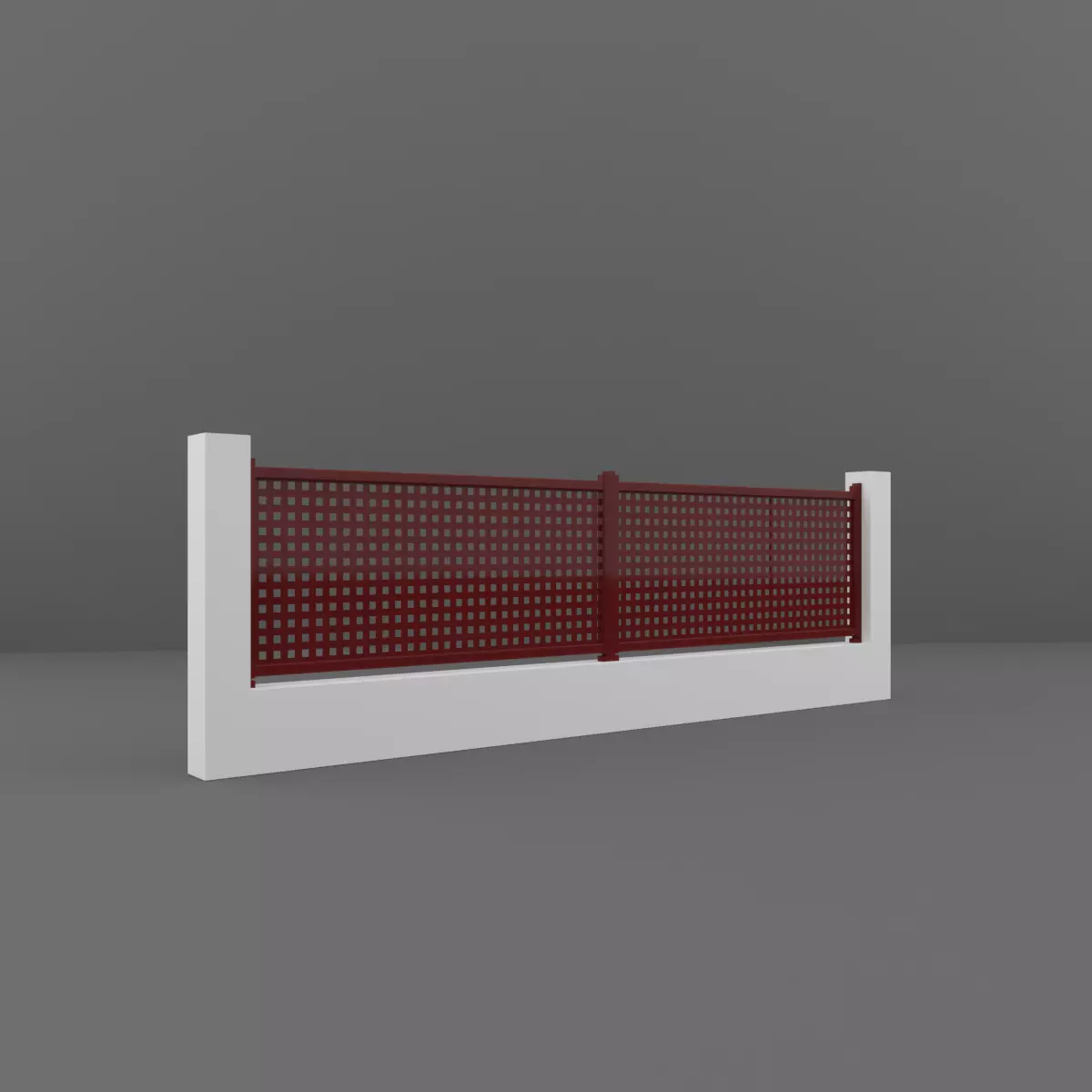 Fence 3D model_0