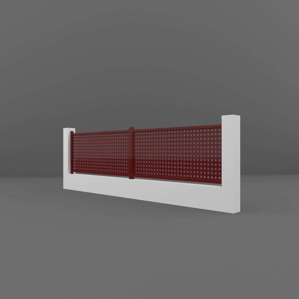 Fence 3D model_4