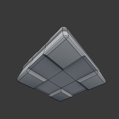Game-Ready Ammo-box metal box with light Low-poly 3D model_2