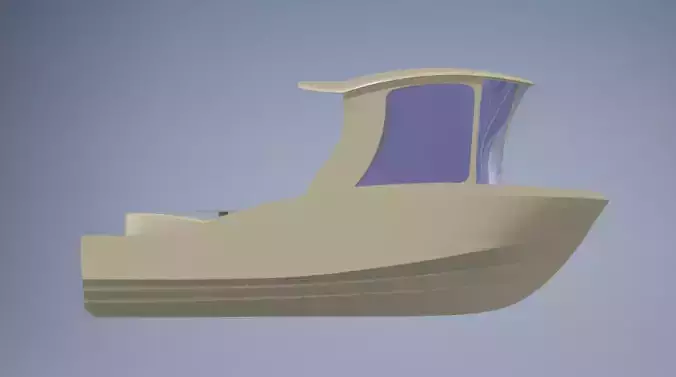 500cm campin fishing boat real scale reade for constraction