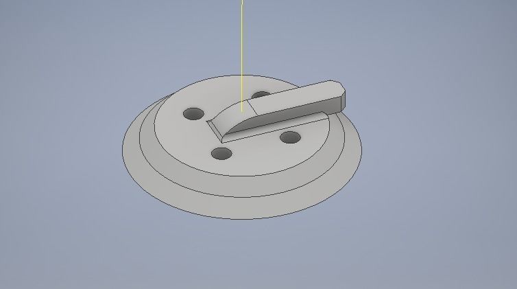 CNC head for 5 AXIS 3D model_11