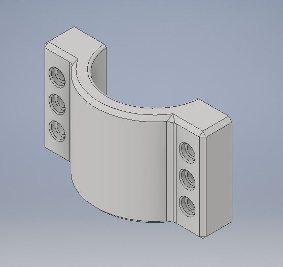 CNC head for 5 AXIS 3D model_6