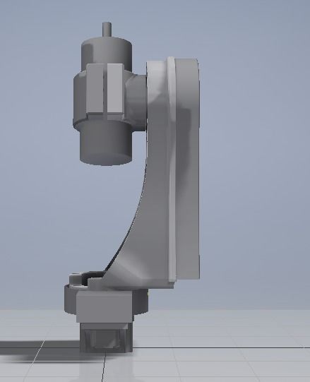 CNC head for 5 AXIS 3D model_3