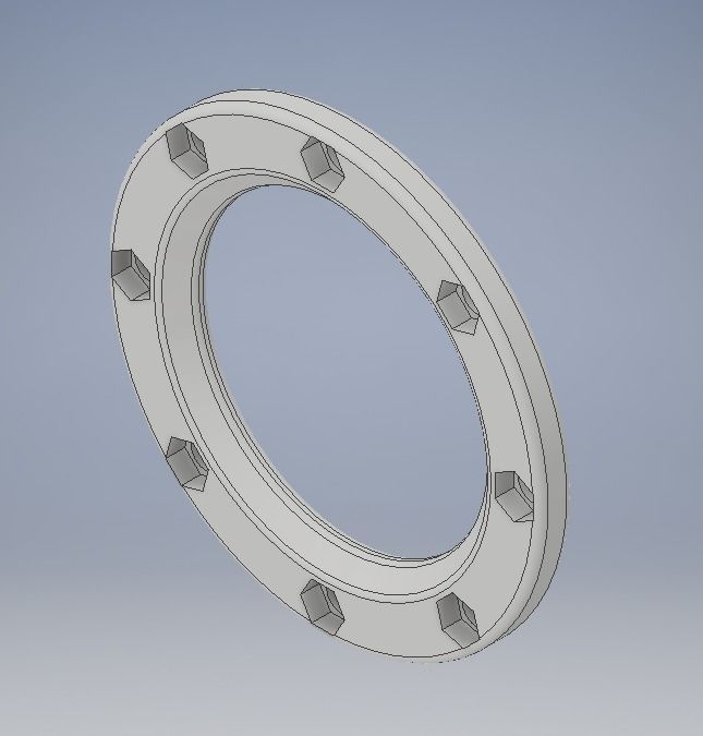 CNC head for 5 AXIS 3D model_7