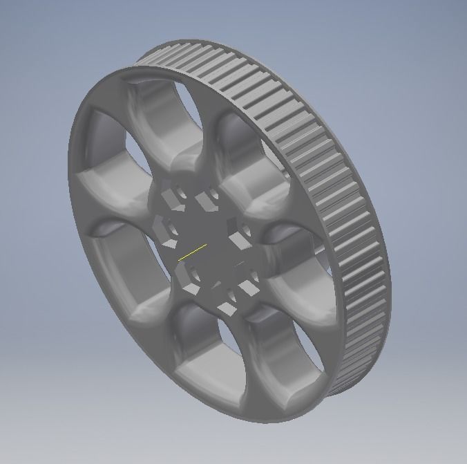CNC head for 5 AXIS 3D model_8