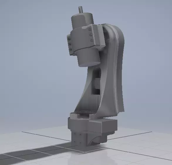 CNC head for 5 AXIS 3D model_0