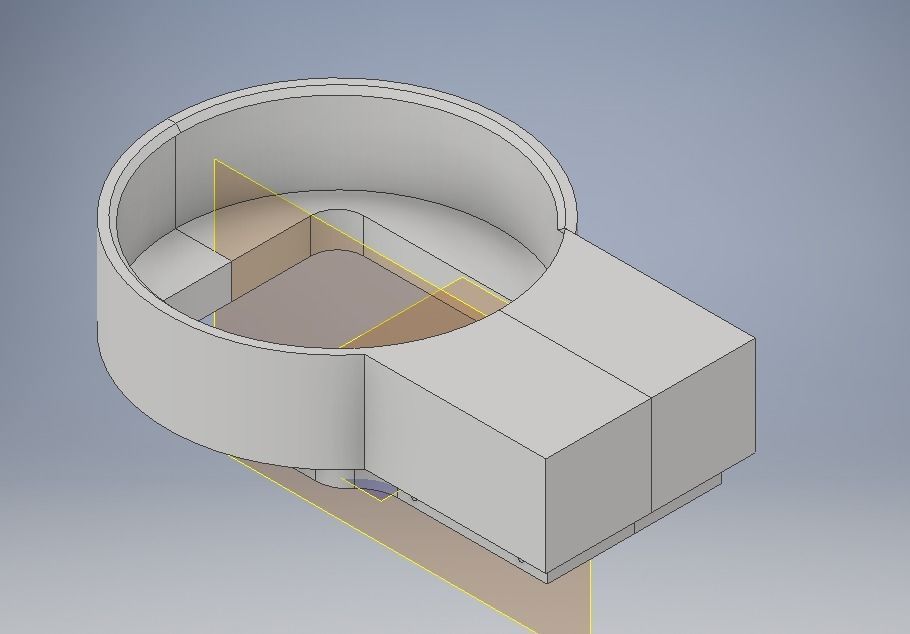 CNC head for 5 AXIS 3D model_1