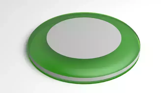 Clear-disc Frisbee