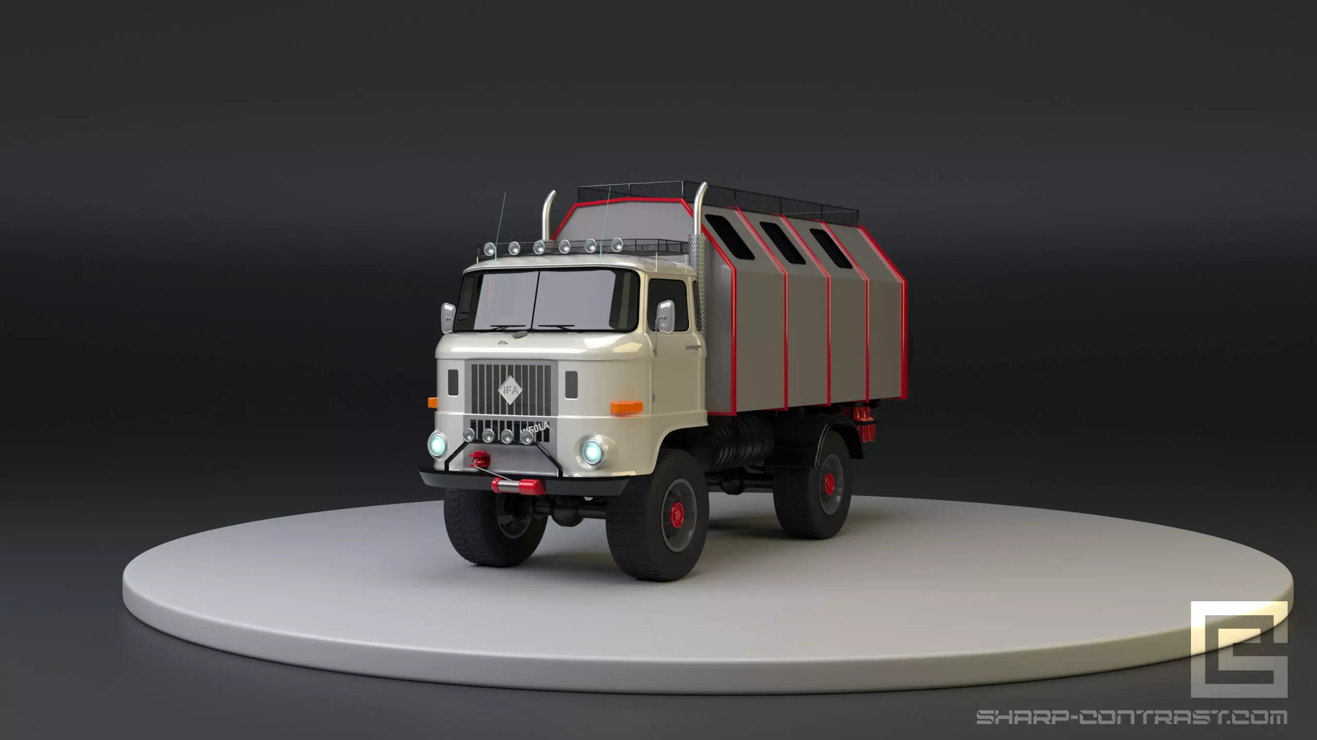 IFA W 50 TRUCK 3D model