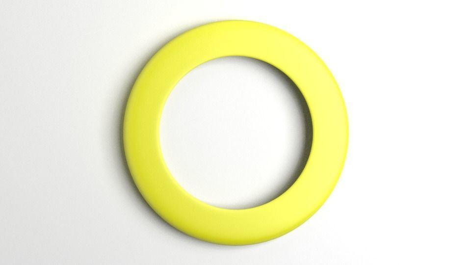 Ring Frisbee 3D model_2