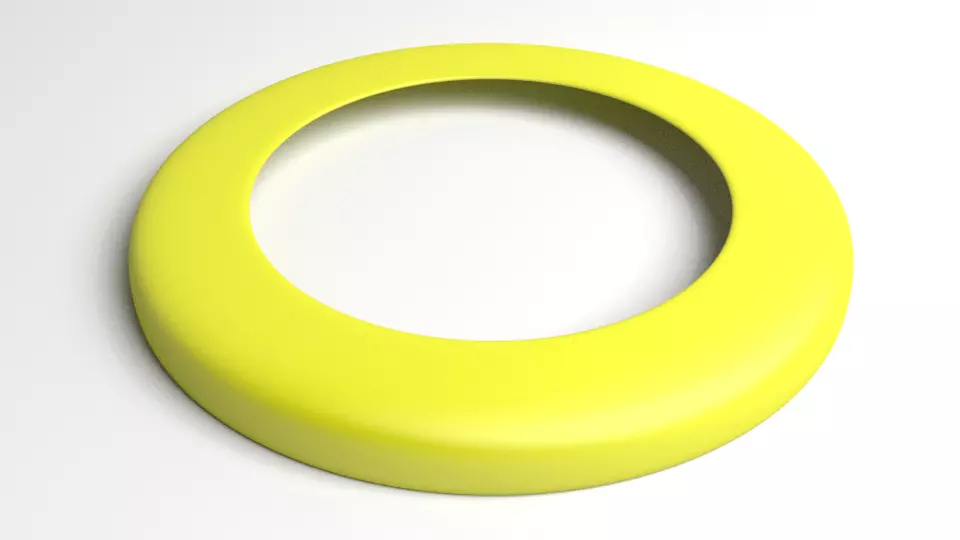 Ring Frisbee 3D model_0