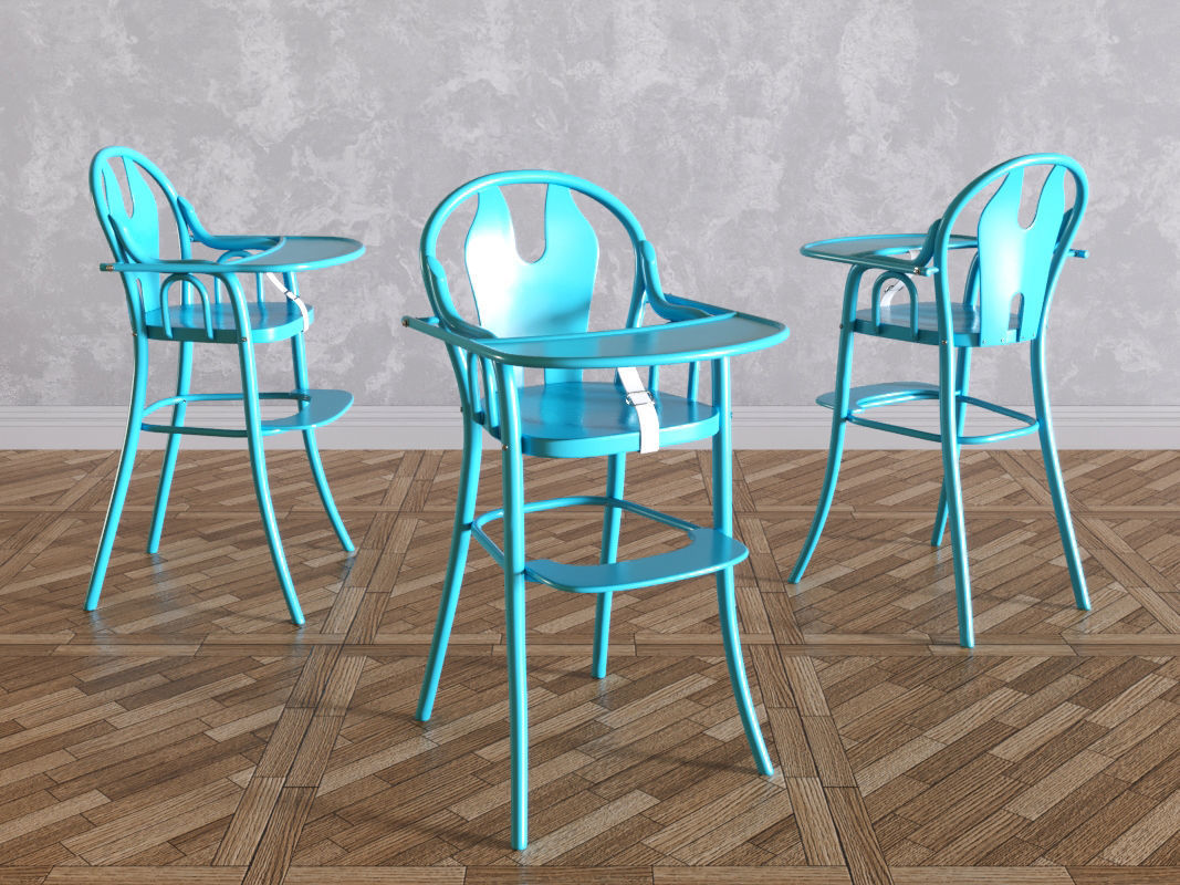 baby chair for feeding Ton Petit 114 3D model_13