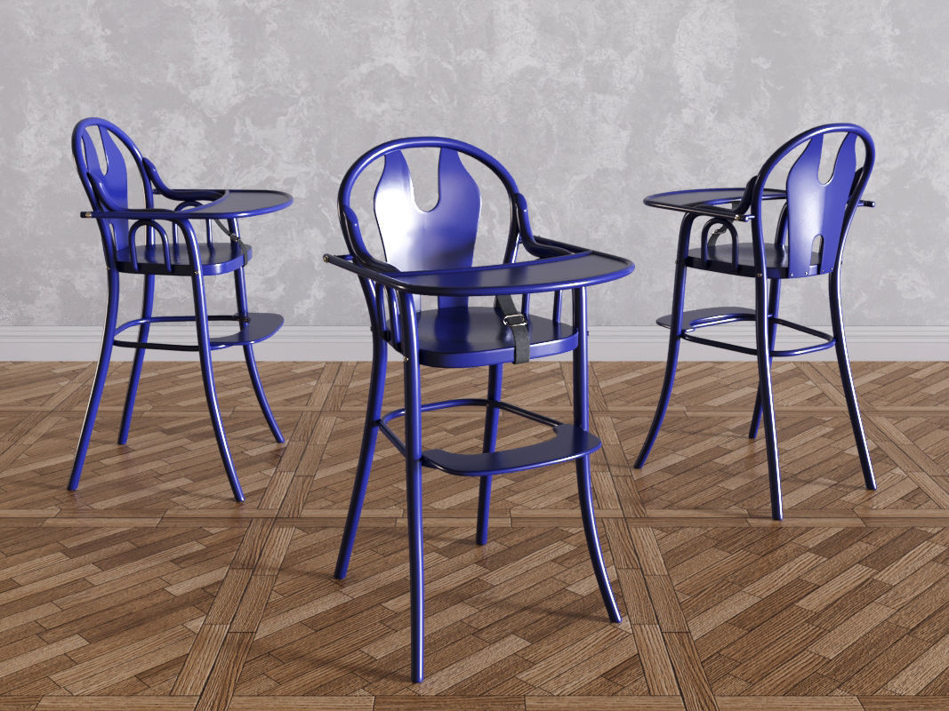 baby chair for feeding Ton Petit 114 3D model_4