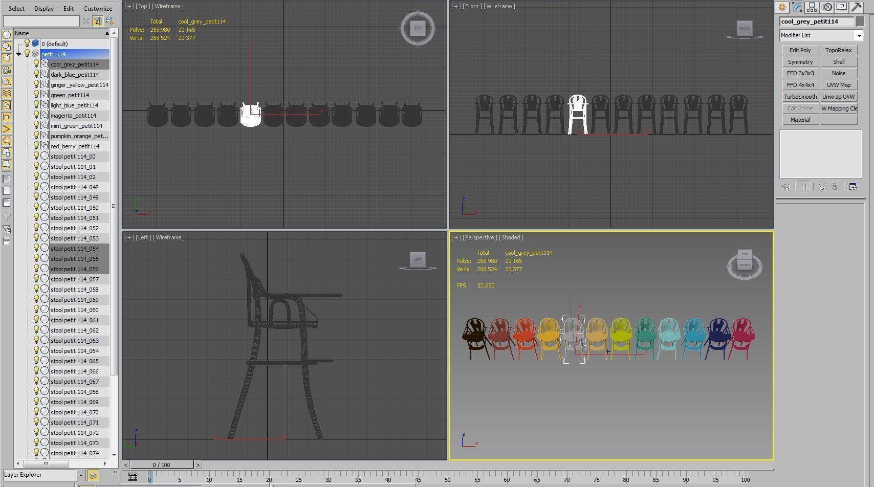 baby chair for feeding Ton Petit 114 3D model_19