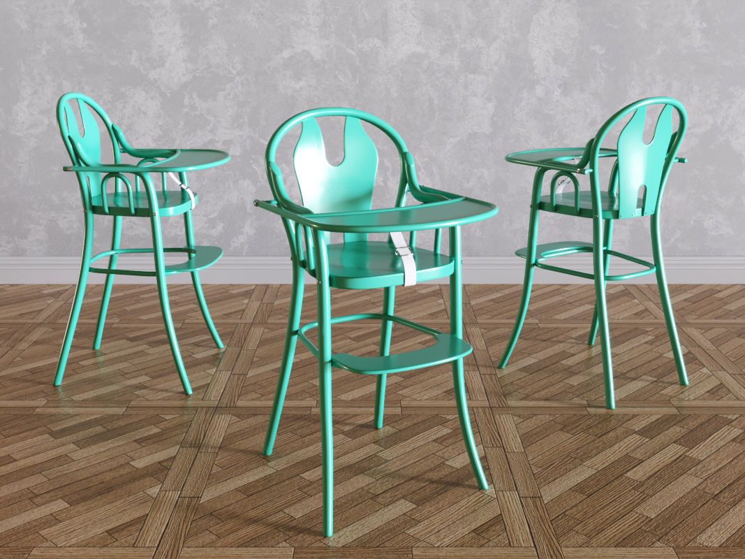 baby chair for feeding Ton Petit 114 3D model_11