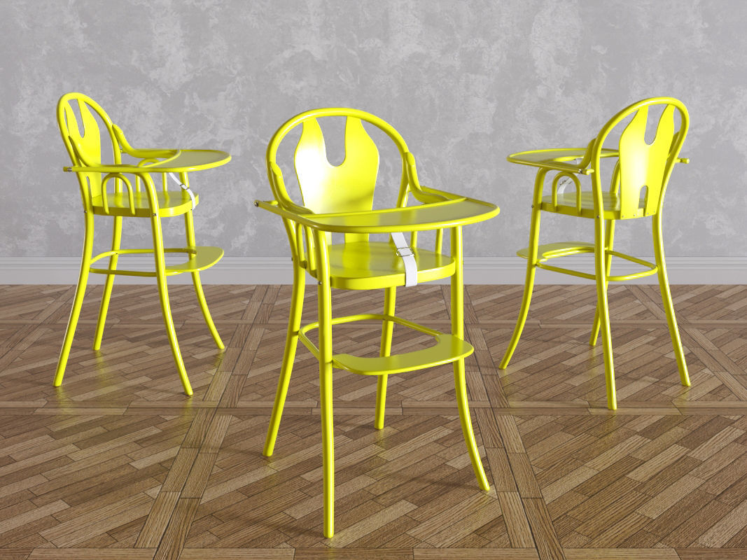 baby chair for feeding Ton Petit 114 3D model_10