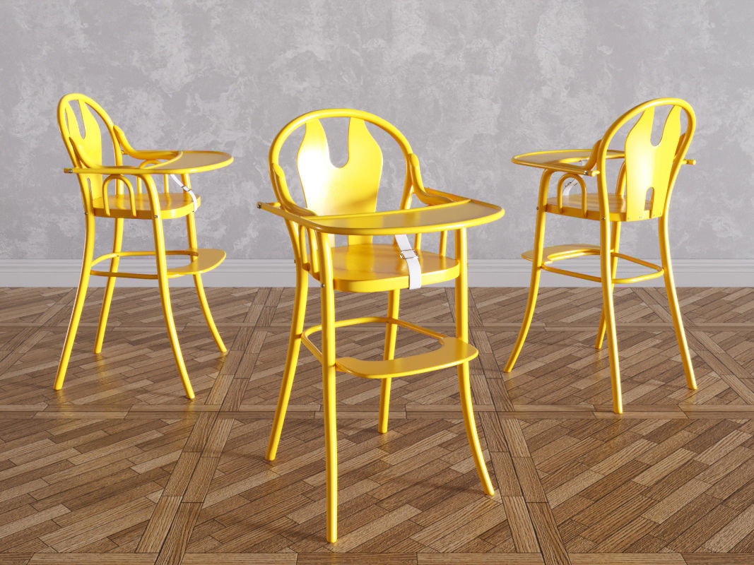 baby chair for feeding Ton Petit 114 3D model_9