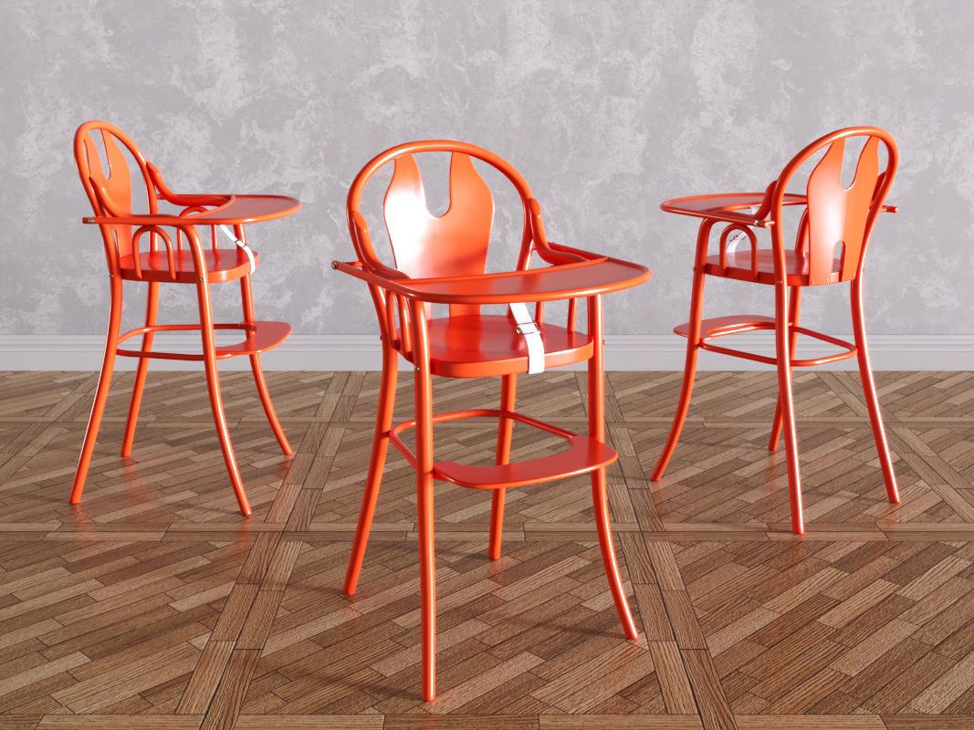baby chair for feeding Ton Petit 114 3D model_6
